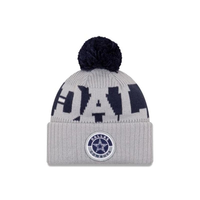 Sapca New Era Dallas Cowboys NFL Alternate Cold Weather Sport Knit Beanie - Gri